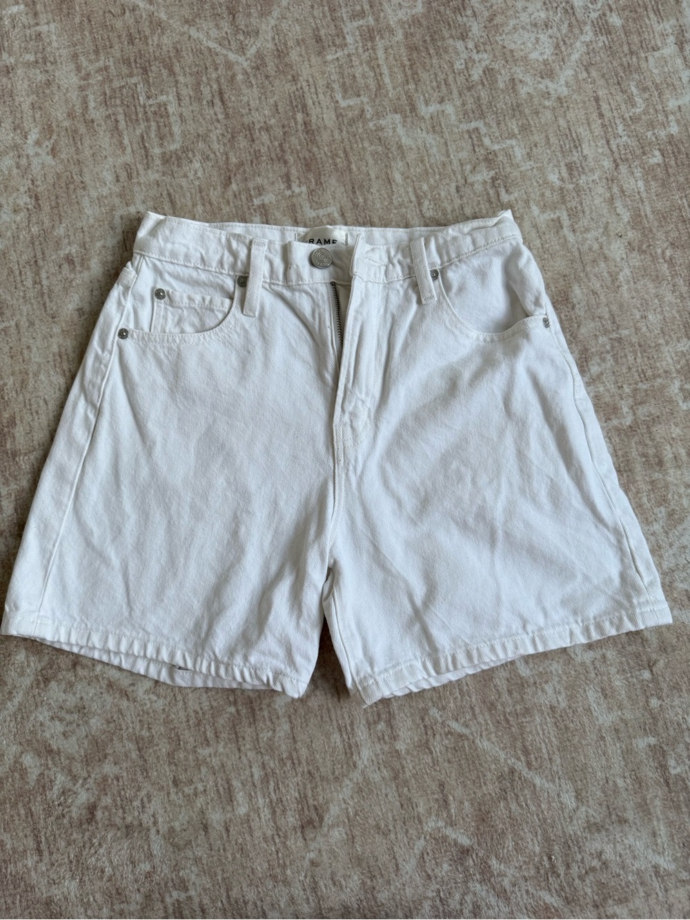 White Women’s Casual Shorts